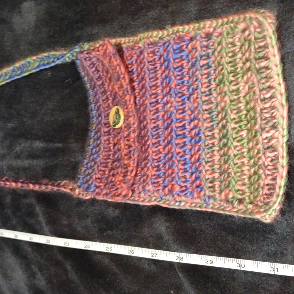 Crocheted purse